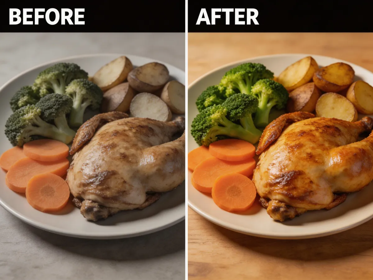 Image Enhancer — One-Click Enhance: No sliders, no guessing. AI applies the optimal combination of corrections for y