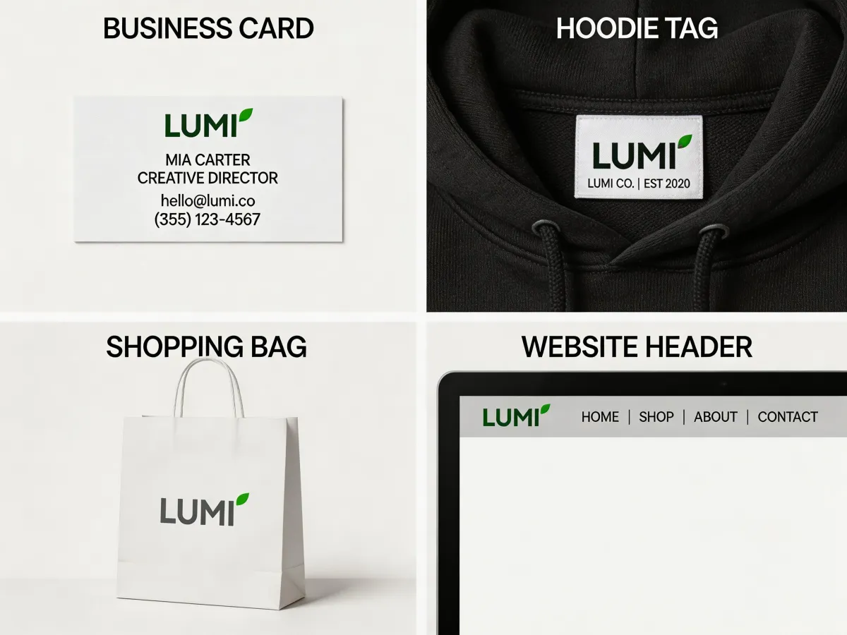 AI Logo Generator — Merch-Ready: Every logo is optimized for print on apparel, packaging, and digital use. Transp