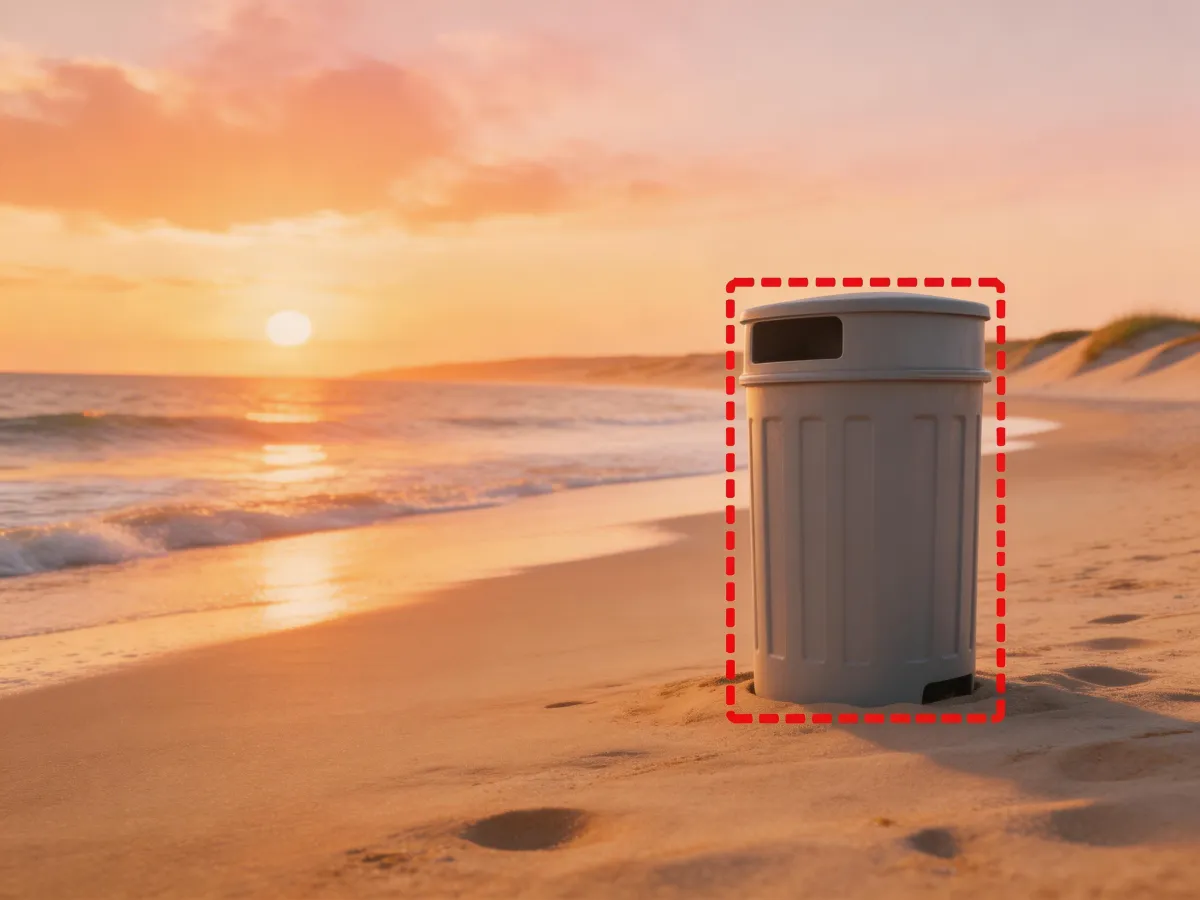 AI Object Remover — Brush & Select: Paint over the object you want gone. AI detects edges automatically so you don't