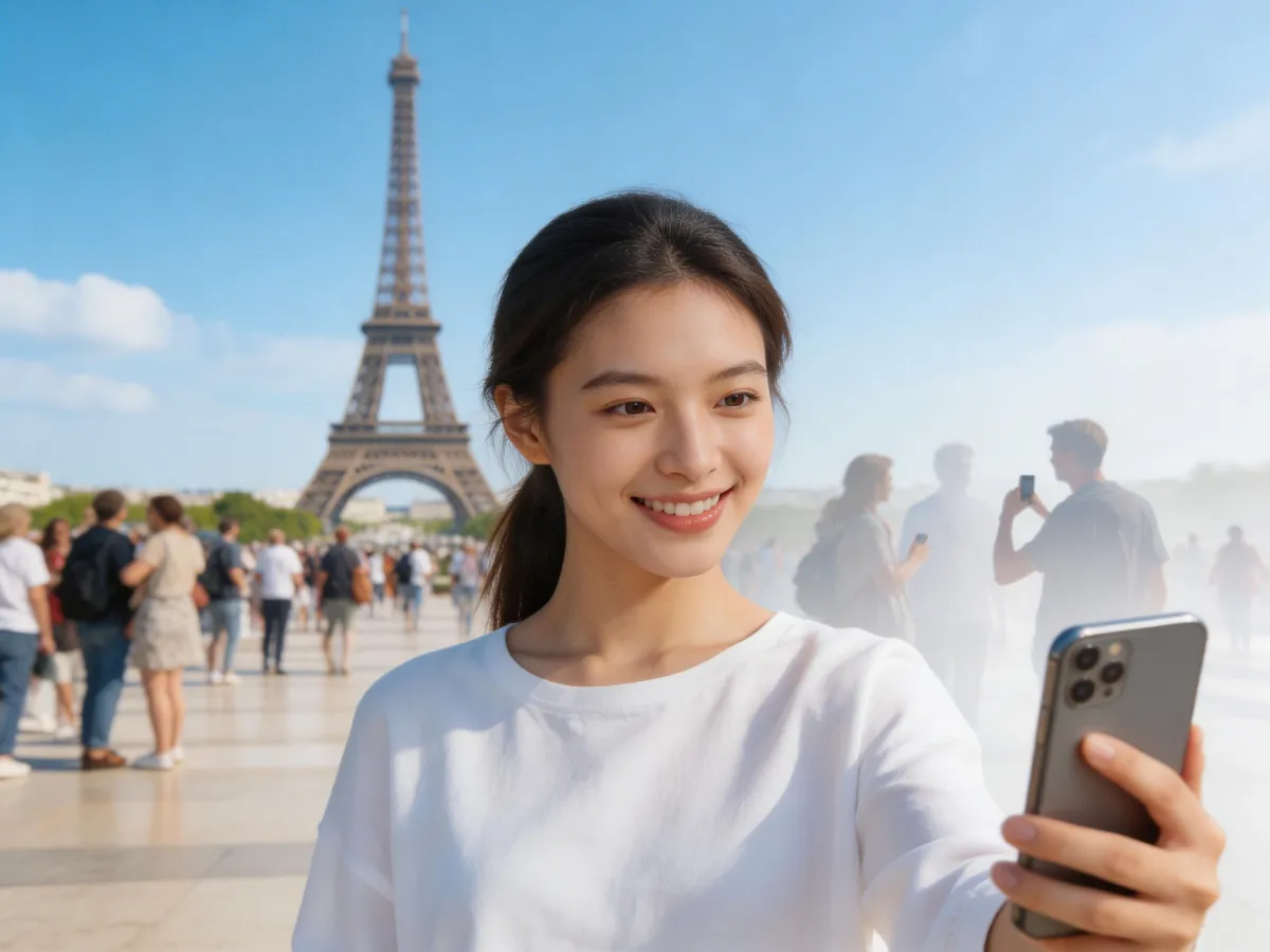 AI Object Remover — Context-Aware Fill: AI reconstructs the scene behind the removed object using surrounding textures, 