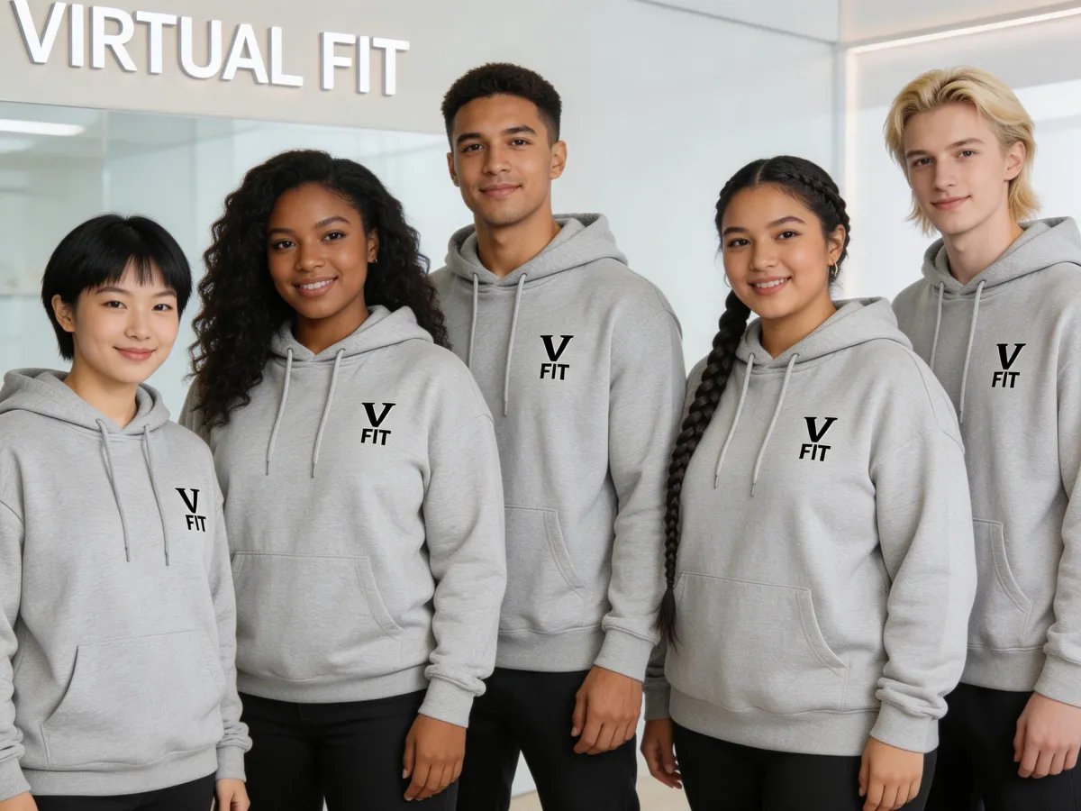 Virtual Try-On — Your Design, Your Body: Try on custom designs you created with Custyle, not just stock products. See you