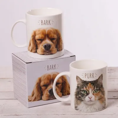 Mug Bark Purr cat dog