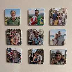 Photo magnets grid