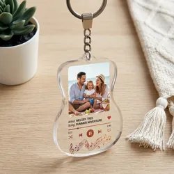 Keychain guitar photo