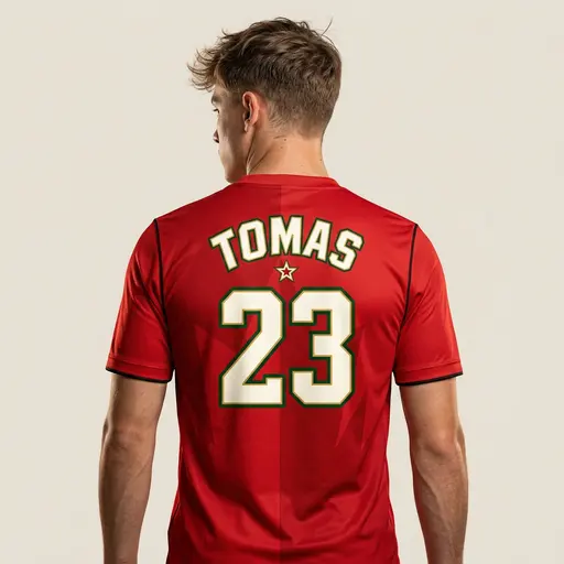 Morocco Tech-Atlas Futuristic Back | CS858 Canada 2026 Home-Inspired Jersey - Men's preview image
