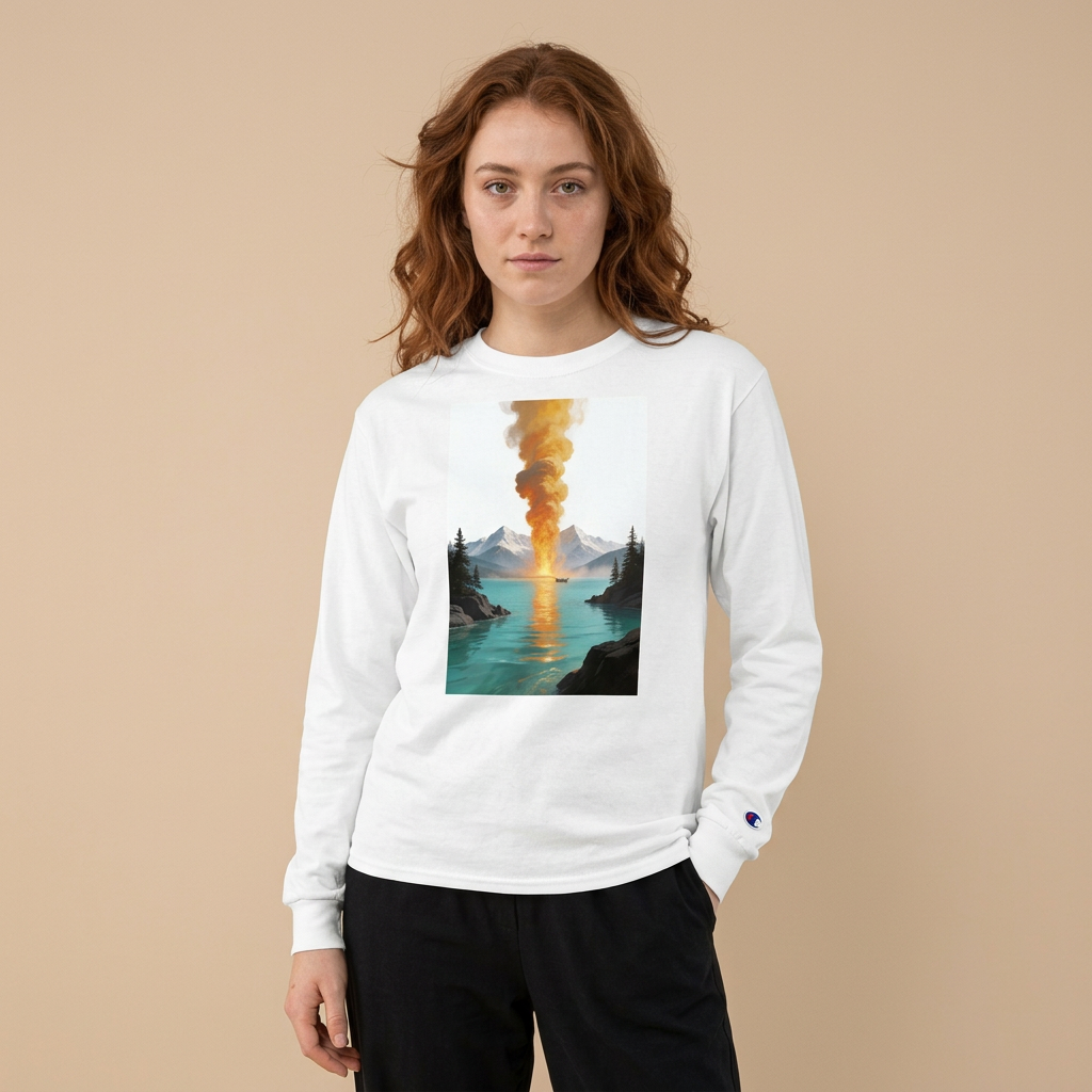 Luminous Plume of the Azure Lake