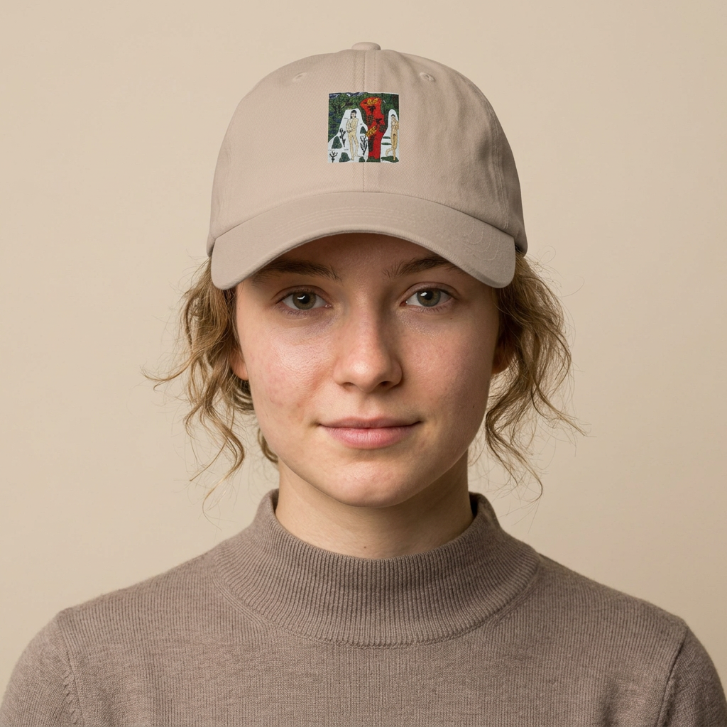 Surreal Landscape Figure Illustration