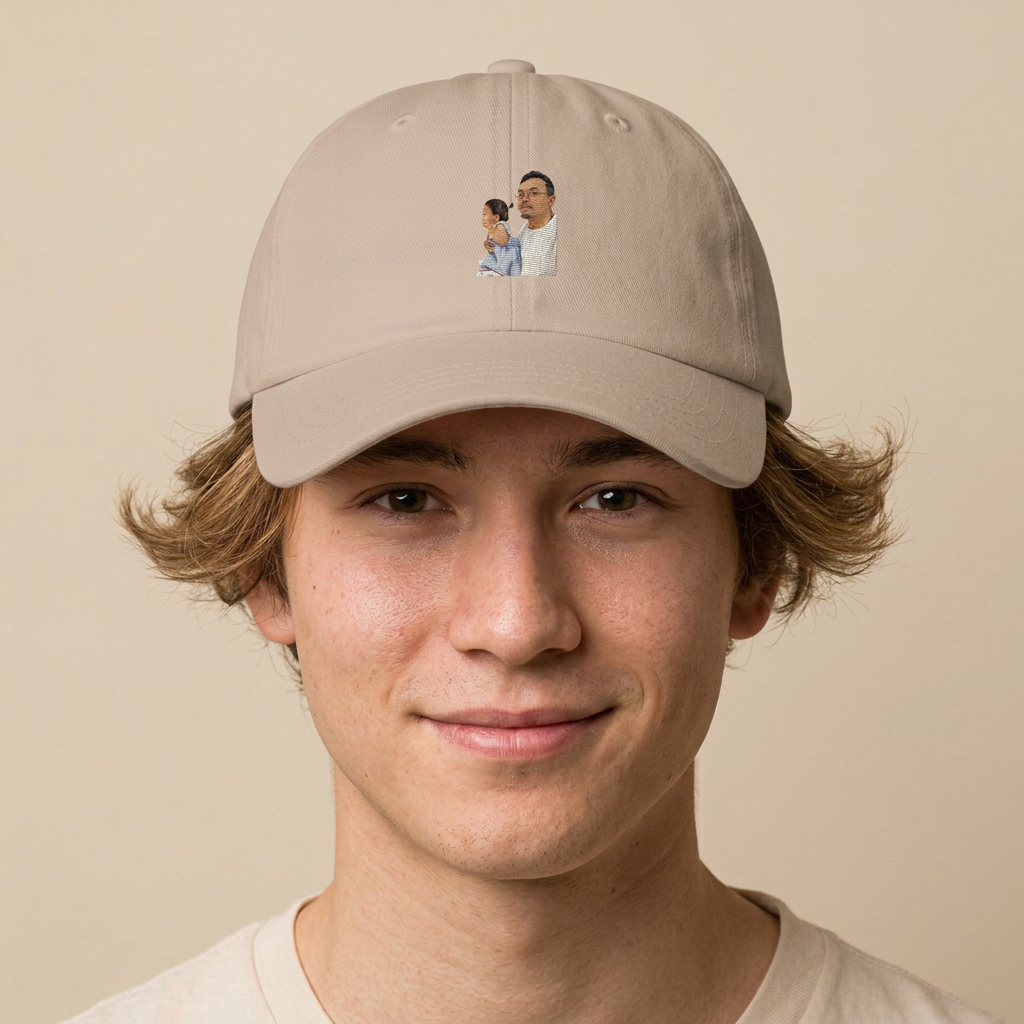 Father & Child Watercolor Portrait