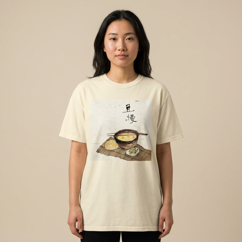 且慢 Zen Breakfast Ink Painting