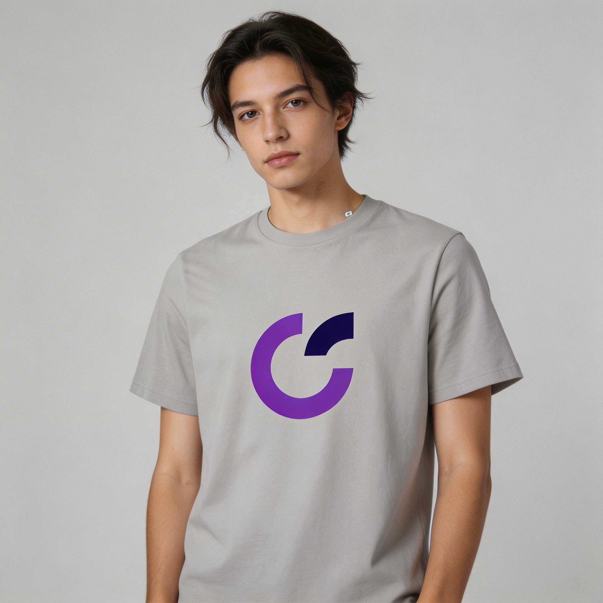 Modern Violet Geometric Logo Mark