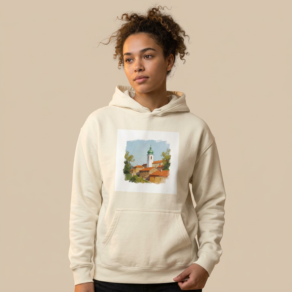 Old World Gouache Village