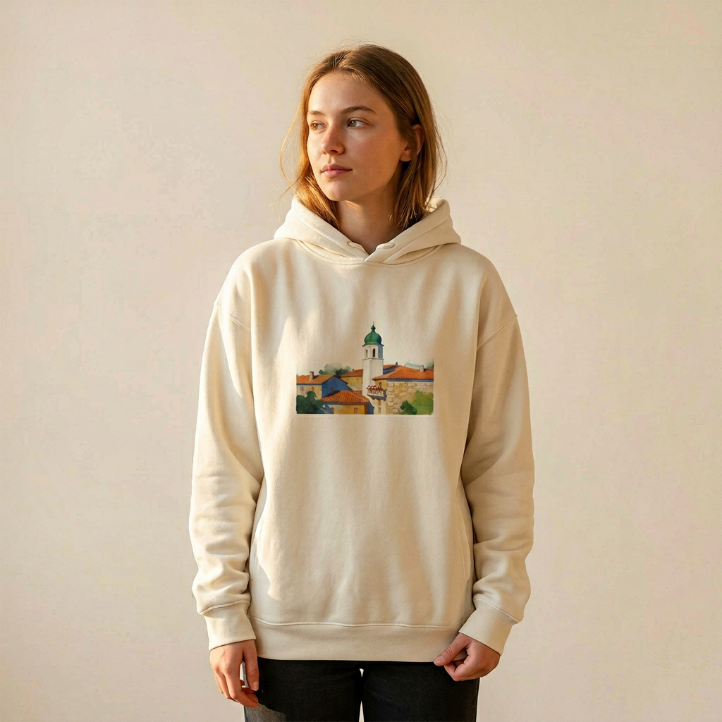 Old World Gouache Village