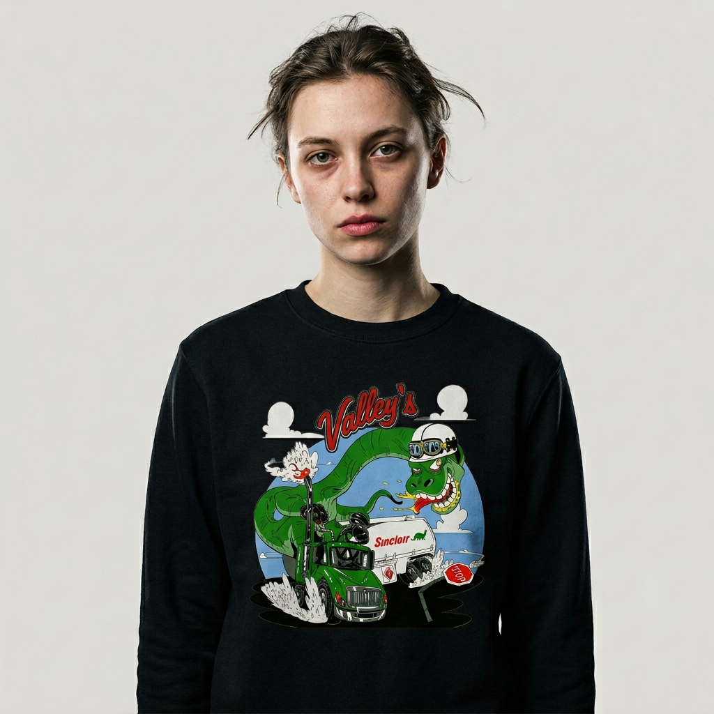 Tilley's Dino Trucker Rat Fink Graphic