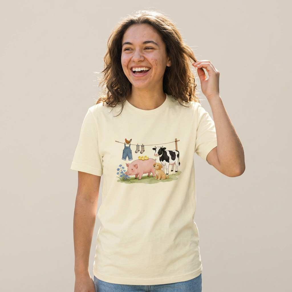 Cottagecore Farmyard Harmony