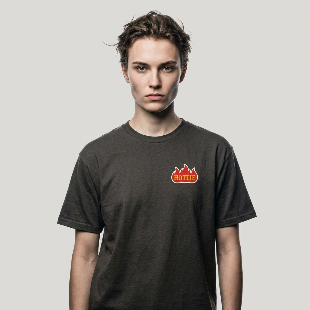 Hottie Flame Street Badge