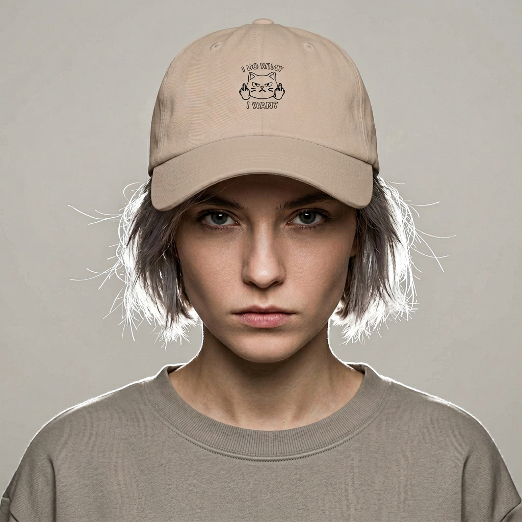 Rebellious Feline Badge