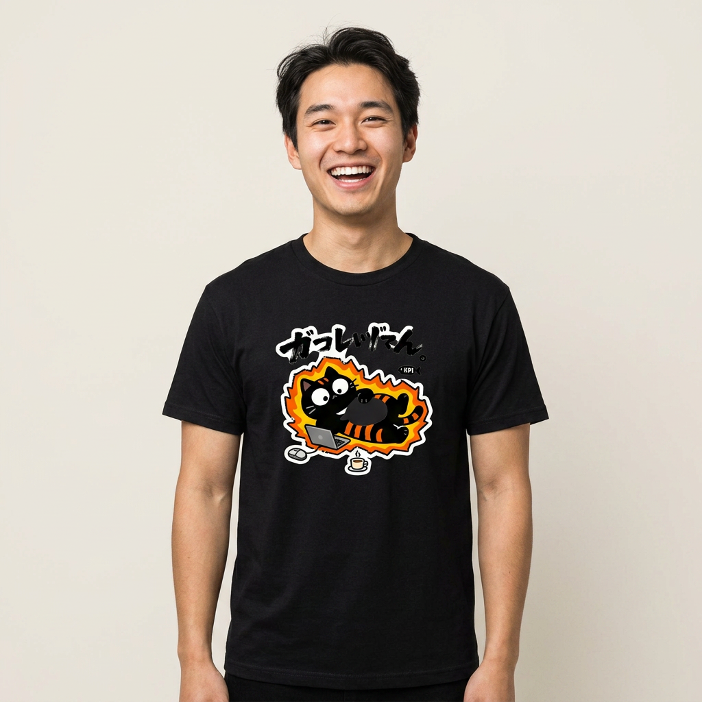 Crunch Time Flame Cat