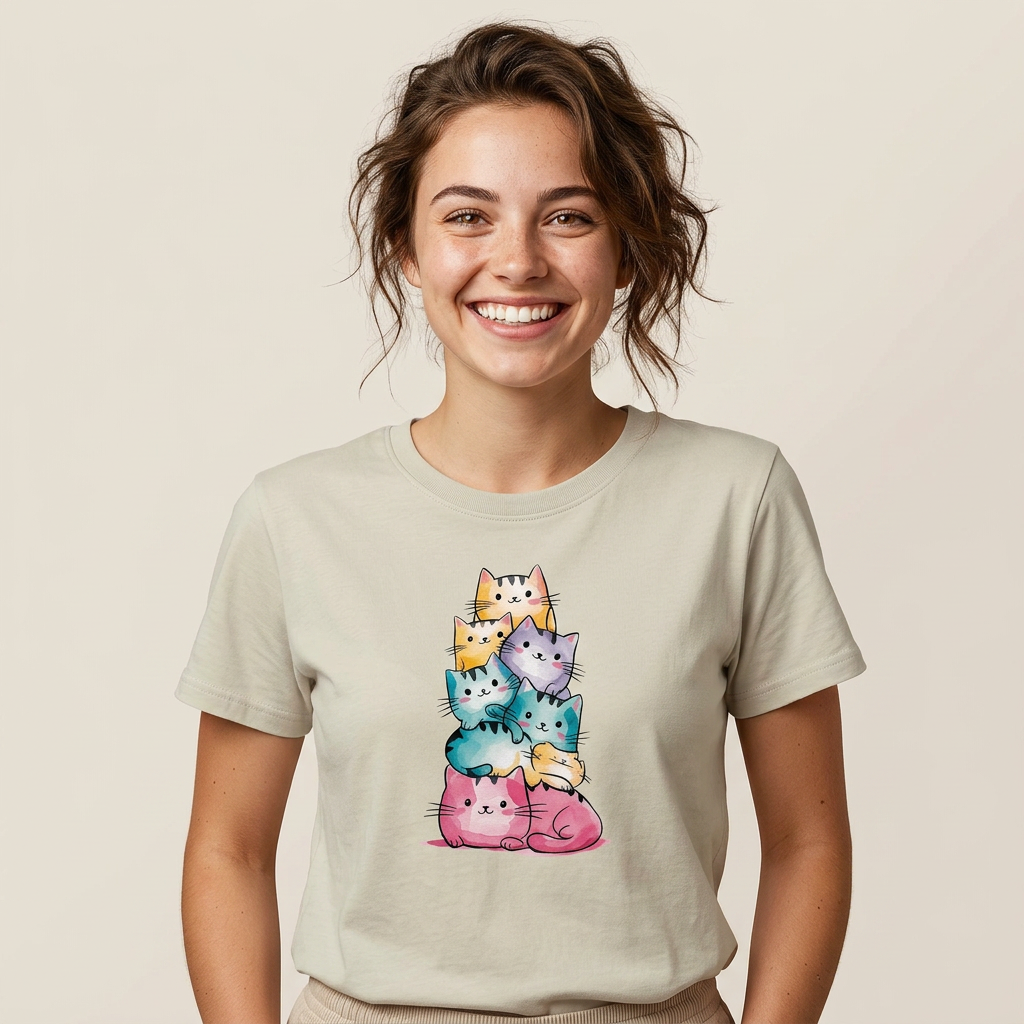 Colorful Kitten Totem