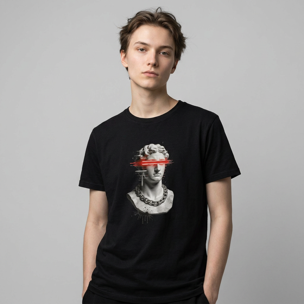 Neon-Glitch Monolith