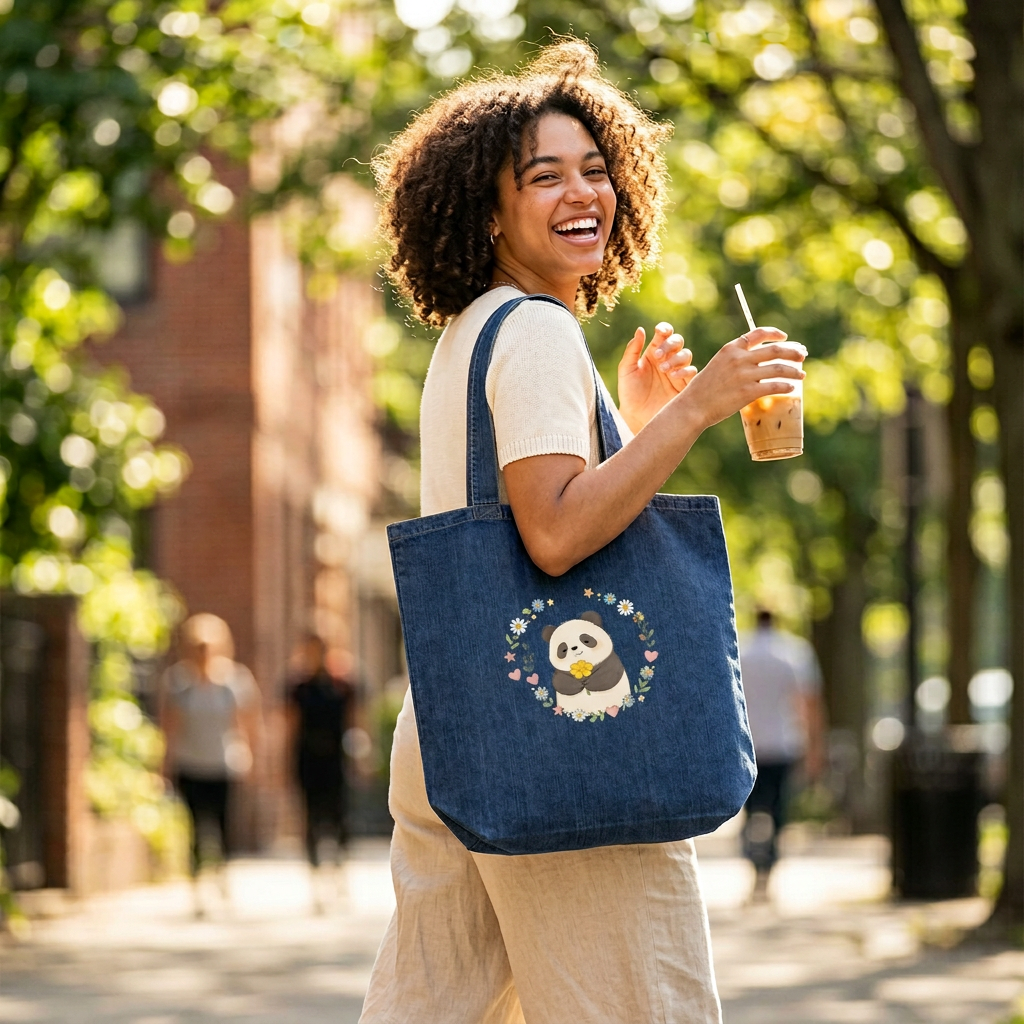 Floral Panda Serenity
