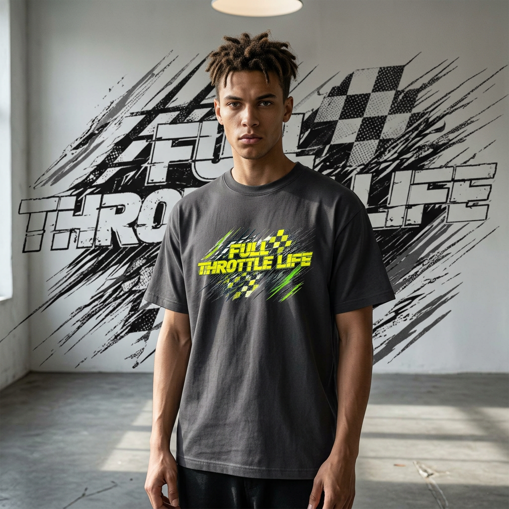 Full Throttle Grid Tee