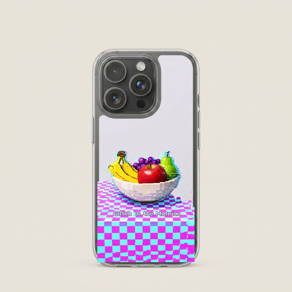 Pixelated Paradox: The Glitch Apple