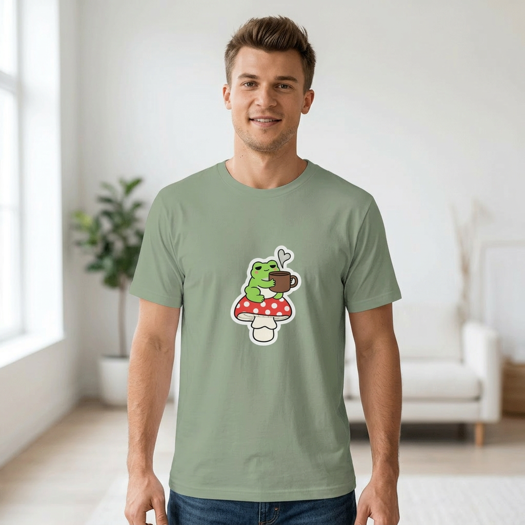 Caffeine Froggy Sticker