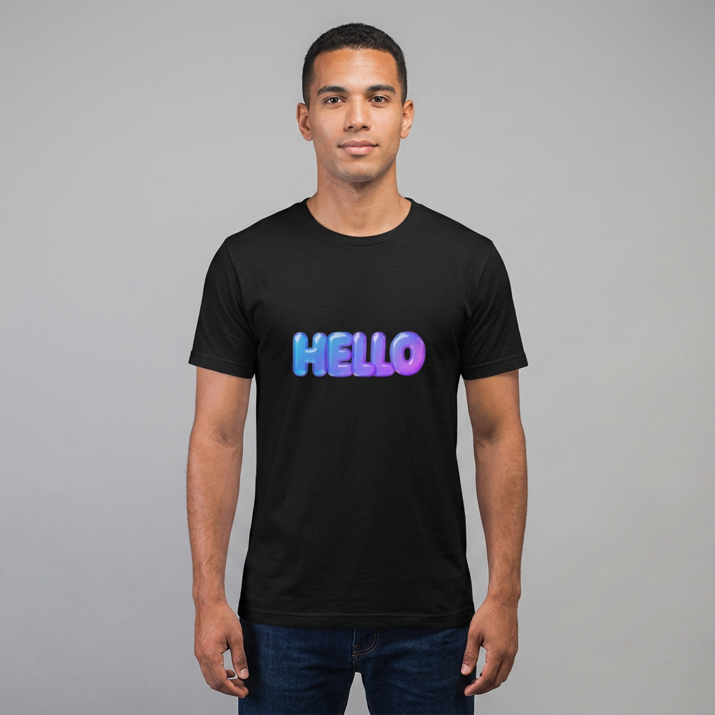 Liquid Neon Greeting