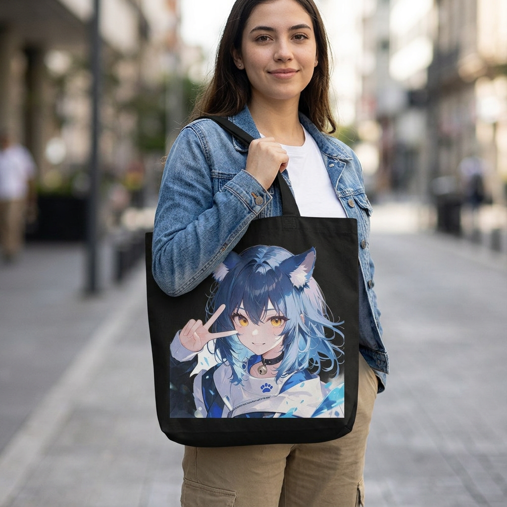 Azure Whisper — Cat-Ear Urbanite