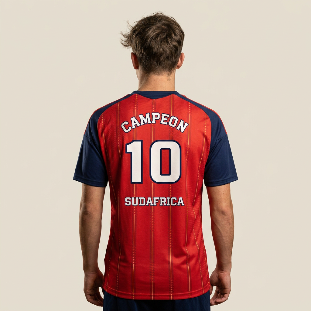 Spain 2010 Champions Commemorative Back