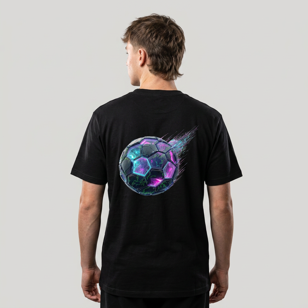 Cyberpunk Geometric Back-Print