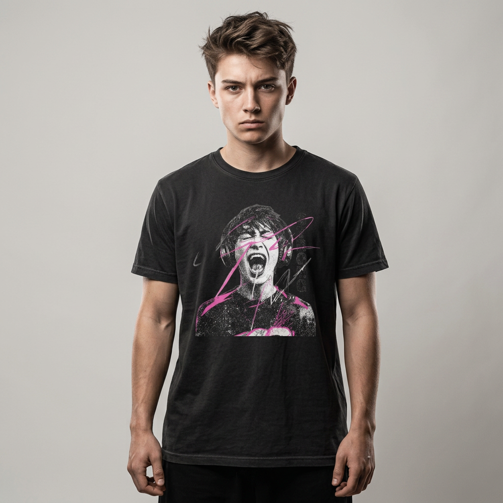 Neon Grunge Scream