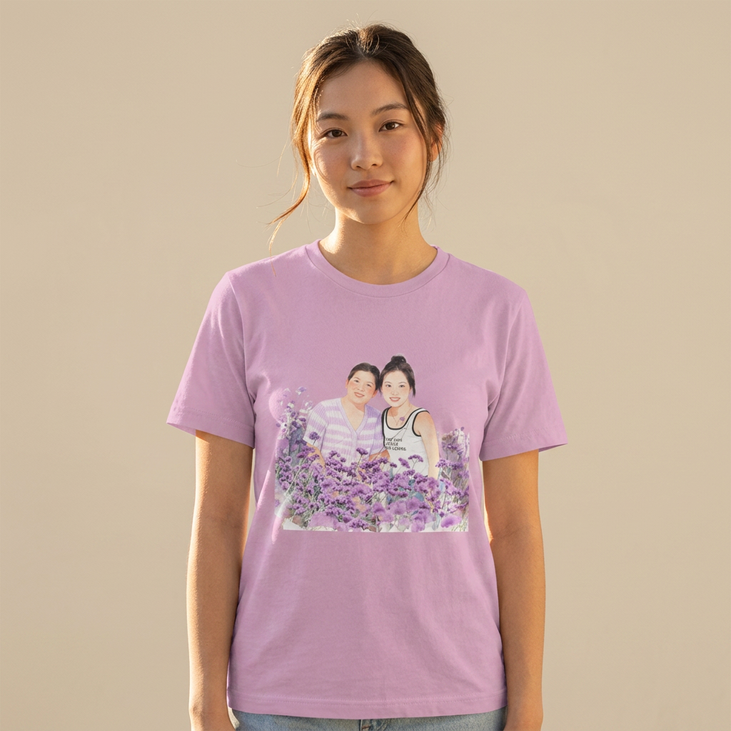 Purple Blossom Portrait