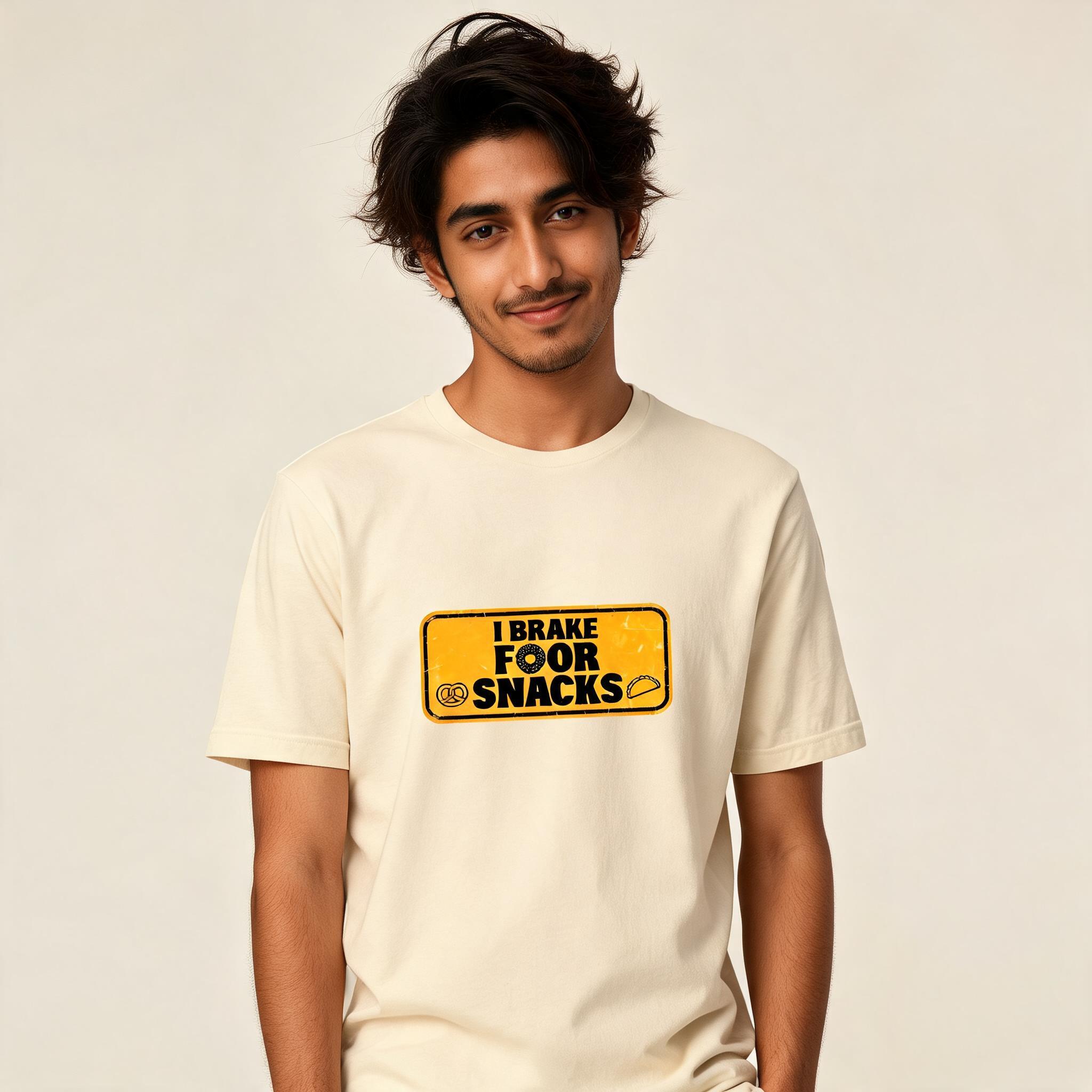 Snack Brake Bumper Sticker